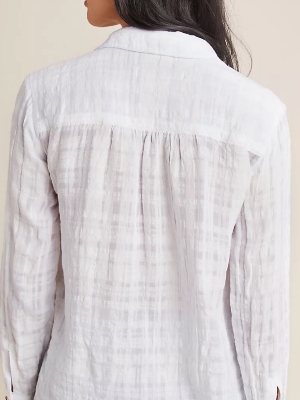 Anthropologie Pilcro and the letterpress Linen Shirt(size 12) - Picture 8 of 11